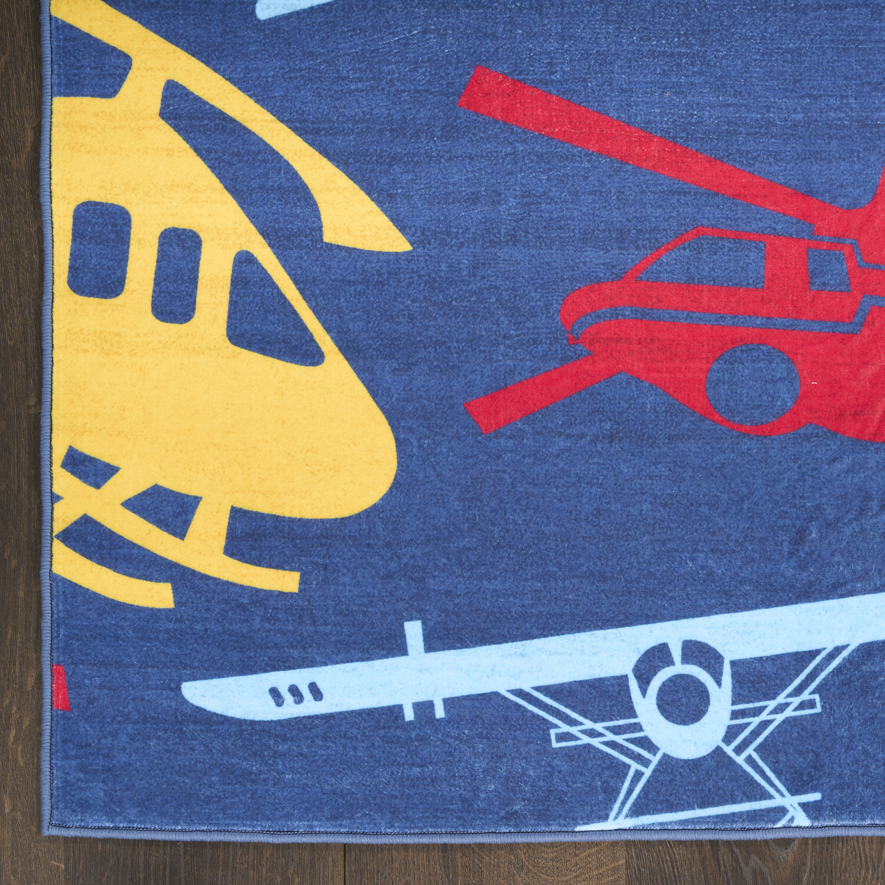 Nourison Imagination 5' x 7' Navy Multicolor Kids Indoor Rug