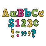 Teacher Created Resources&reg; Chalkboard Brights Bold Block 4" Letters Combo Pack, 230 Pieces Per Pack, 3 Packs TCR5617-3
