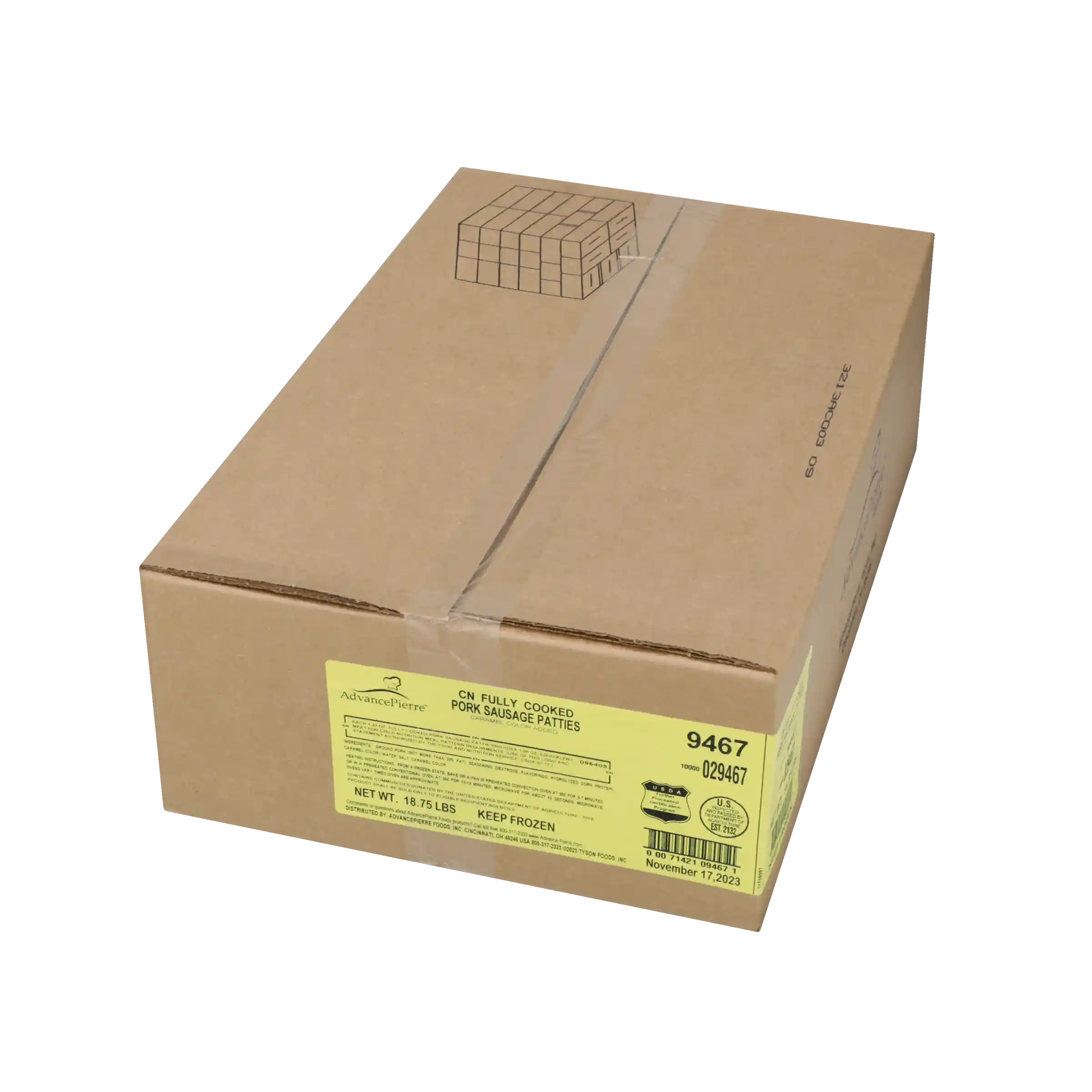 AdvancePierre™ Fully Cooked Pork Sausage Pattie, 1.21 oz_image_5