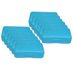 Romanoff Pencil Box, Turquoise, Pack of 12 ROM60208-12