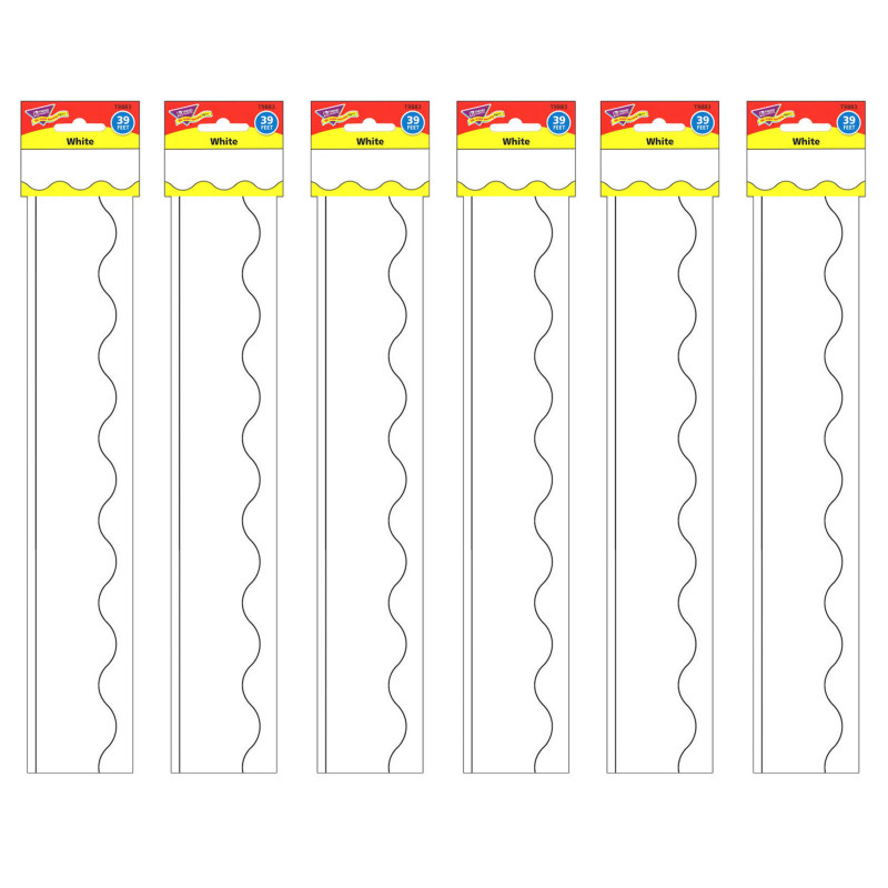 White Terrific Trimmers®, 39 Feet Per Pack, 6 Packs