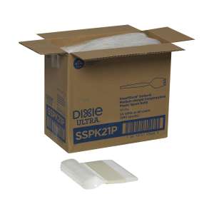 Dixie®, Ultra Smartstock Series-B Medium-weight Polypropylene Plastic Spork Refill, White