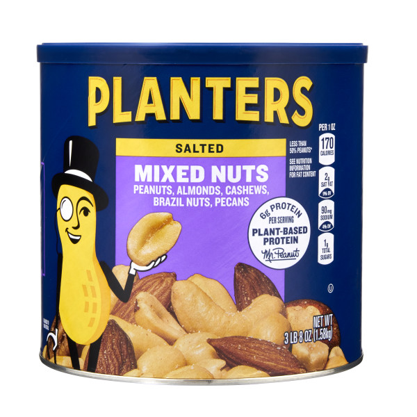 PLANTERS(r) Mixed Nuts Regular 6/56oz . C1CB - Front Center Inner Pack (Hi Res)