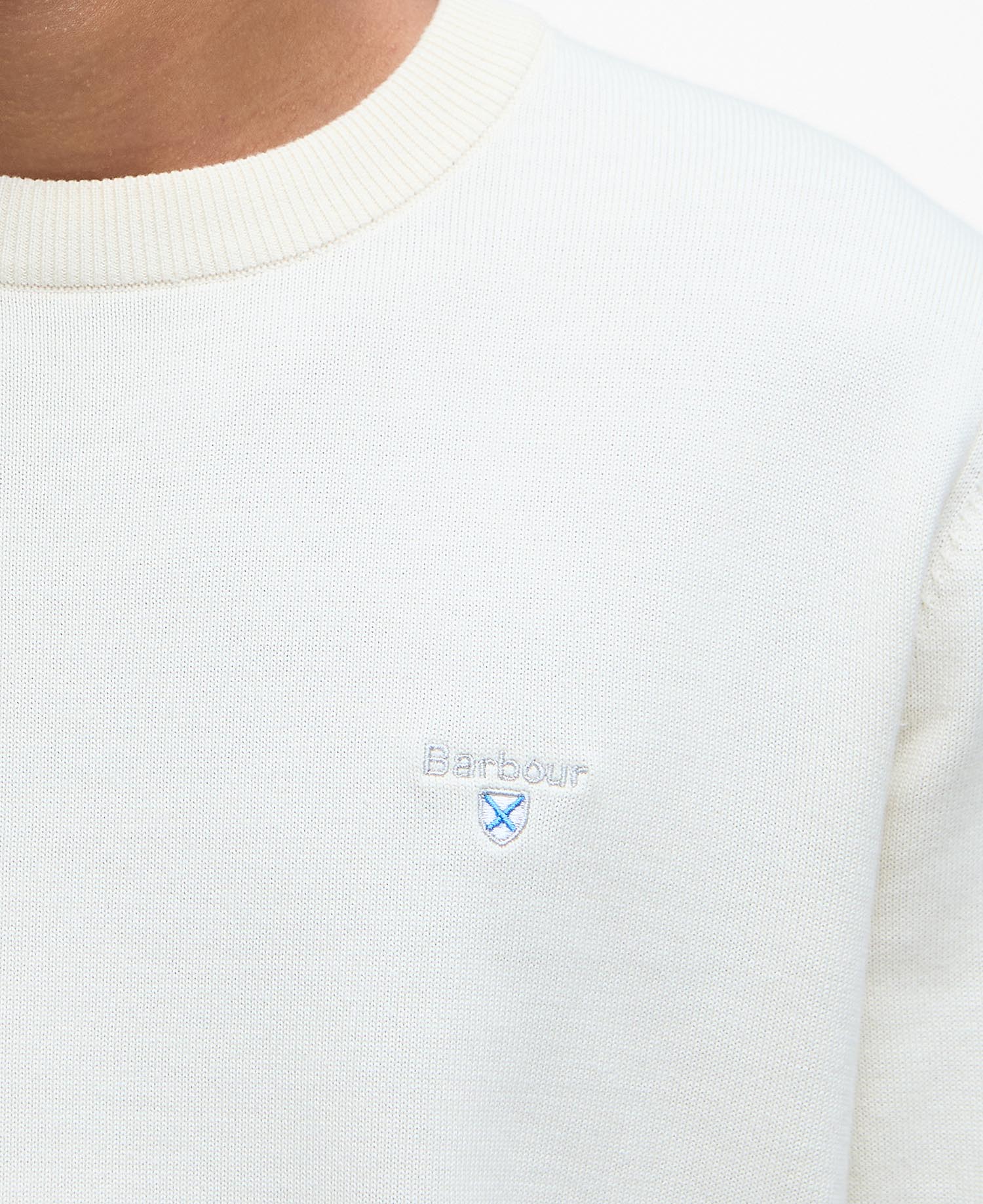 Maglione girocollo in cotone compatto Lingwood image number 4
