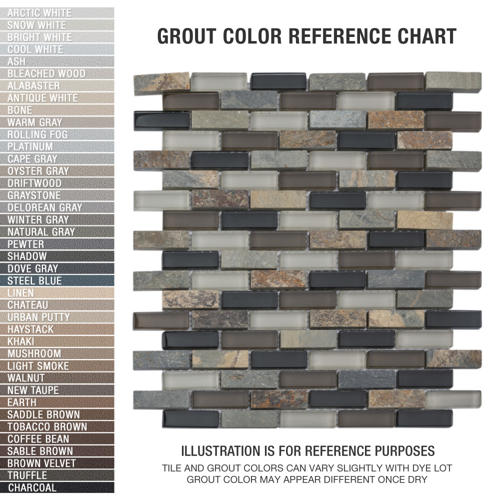 Tessera Subway Stonehenge 10.75x11.75 Rectangle Glass/Stone Wall Only Digital Pattern