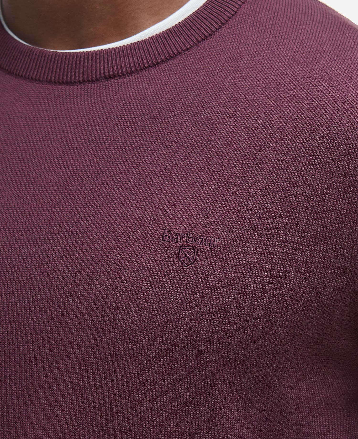 Pima Cotton Crew Neck Jumper image number 4