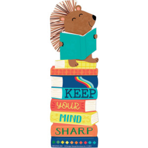 Hedge Hog Keep Your Mind Sharp Bookmarks, Pack of 36