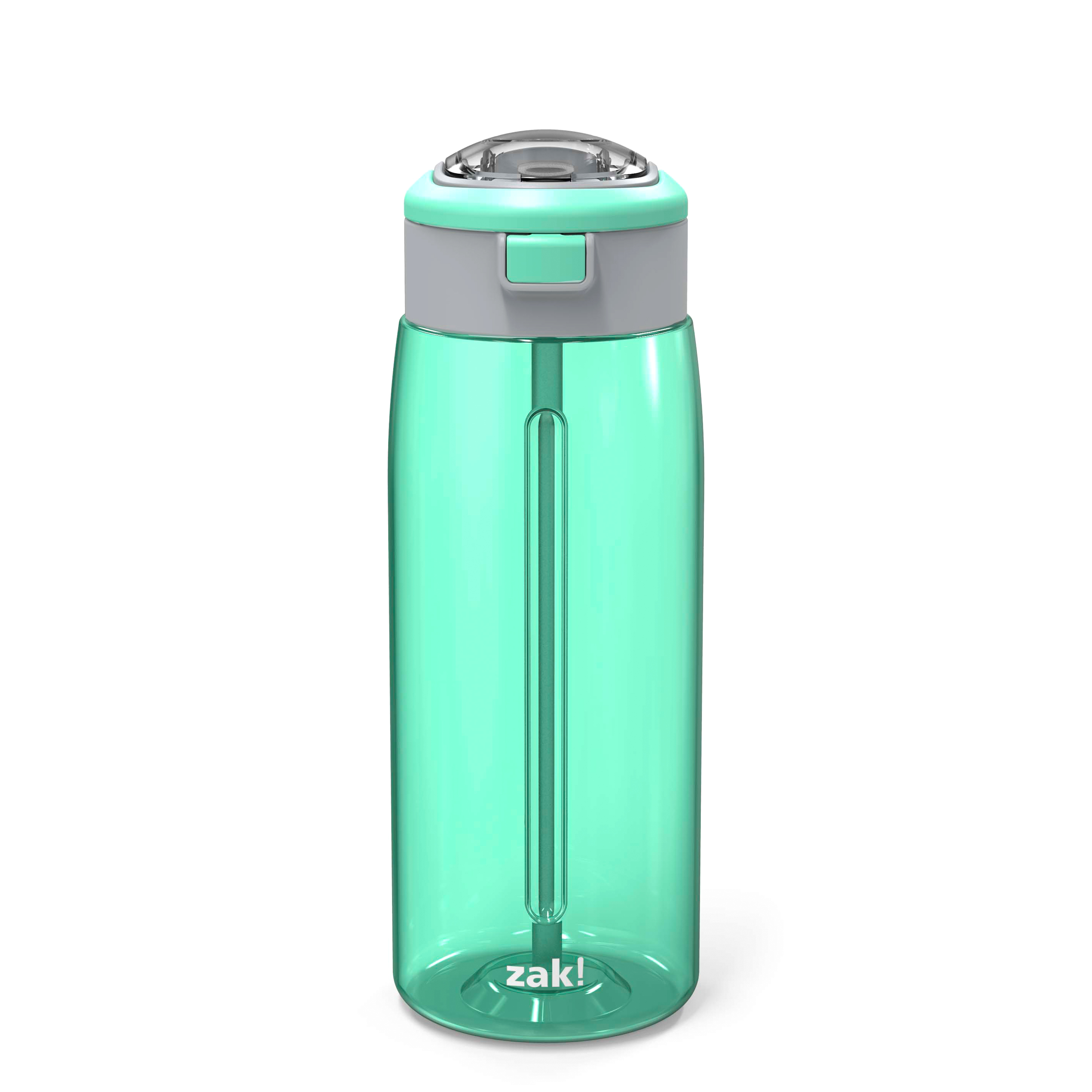 Genesis 32 ounce Reusable Plastic Water Bottle with Interchangeable Spouts, Neo Mint slideshow image 1