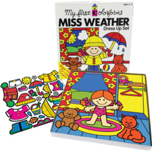 My First Colorforms&reg; Miss Weather Dress Up Set