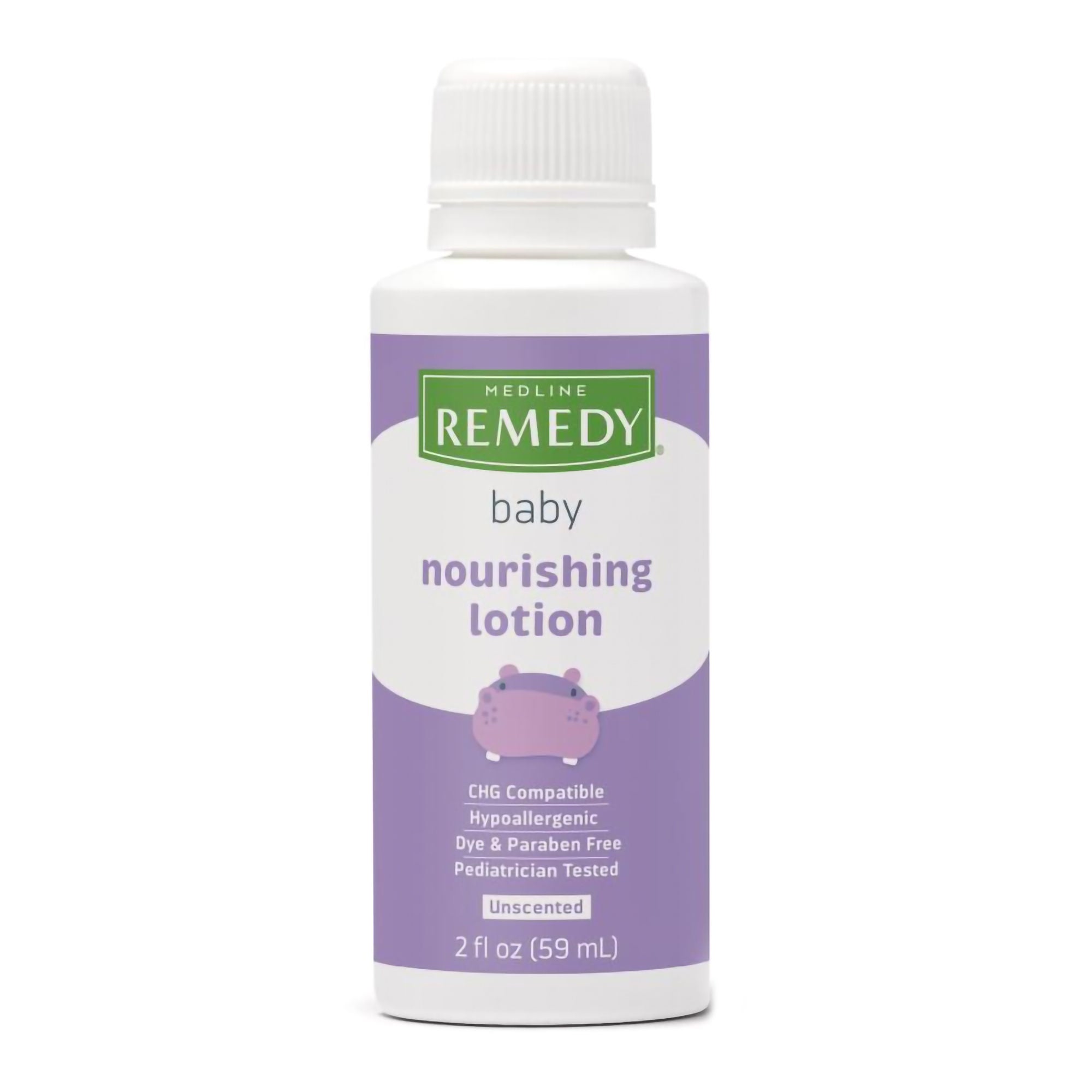 Medline LOTION, BABY REMEDY FRAGRANCE FREE 2OZ (96/CS)