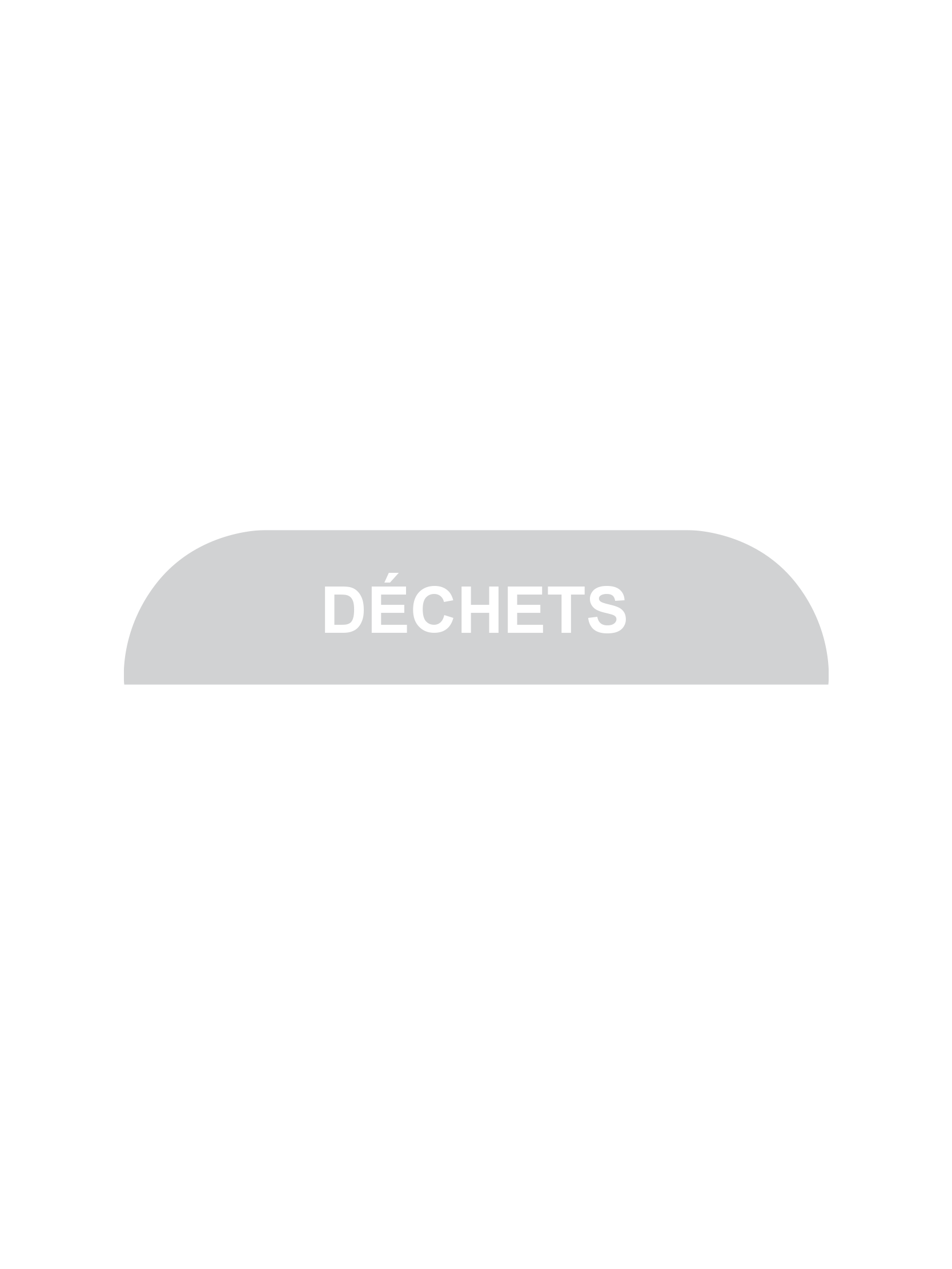 BILLI BOX – Label – Dechets – Clear-White