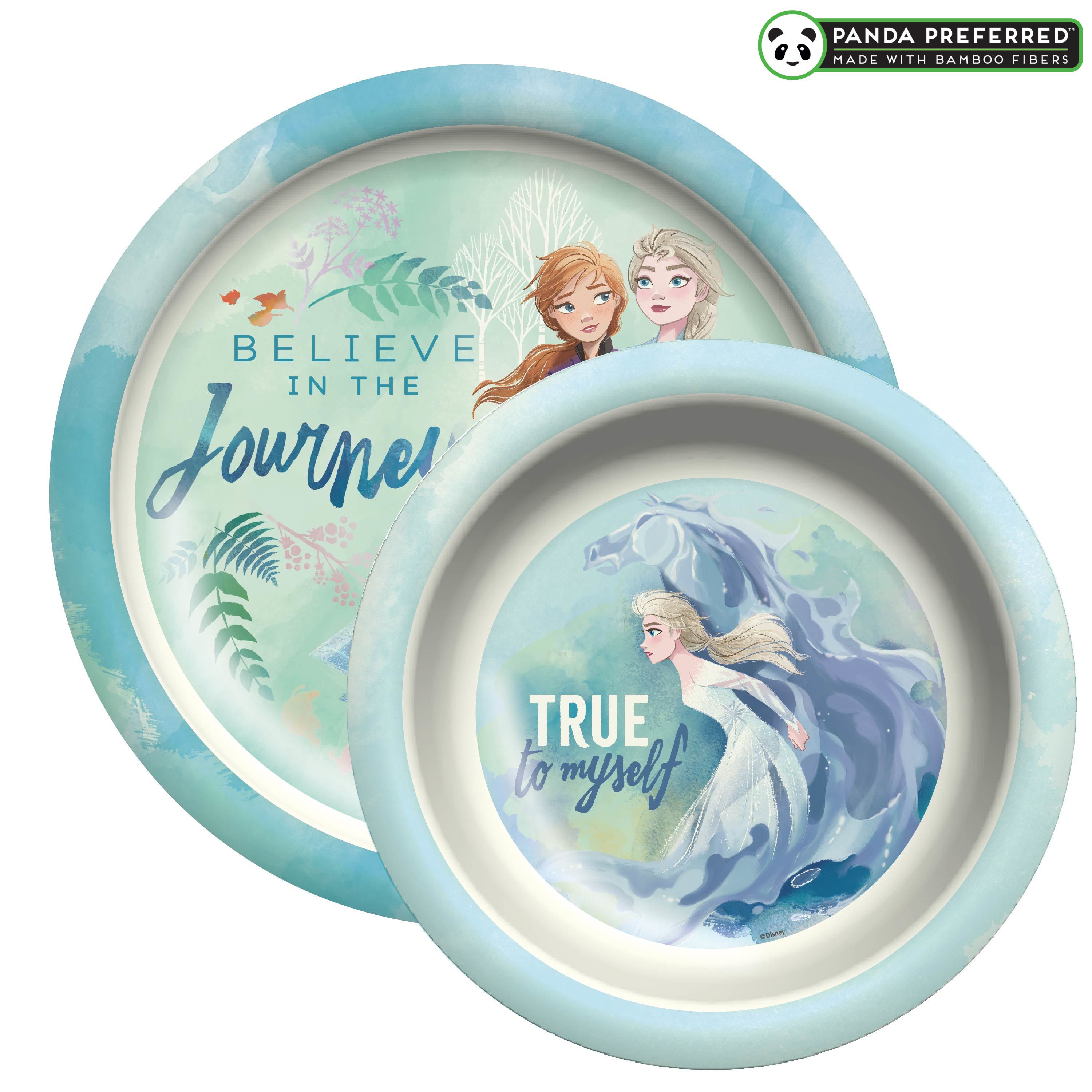 Disney Frozen 2 Movie Kids Plate and Bowl Set, Anna & Elsa, 2-piece set slideshow image 1 Disney Frozen 2 Movie Kids Plate and Bowl Set, Anna & Elsa, 2-piece set slideshow image 1