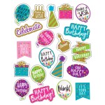 Teacher Created Resources&reg; Confetti Happy Birthday Stickers, Pack of 120 TCR8585