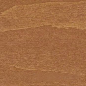 Medium-brown wood veneer panel, smooth finish, displaying horizontal grain bands and subtle color variations; close-up view, evenly lit with no other objects or context visible.
