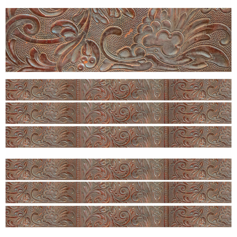 Western Leather Deco Trim, 37 Feet Per Pack, 6 Packs