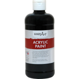 Acrylic Paint 16 oz, Mars Black