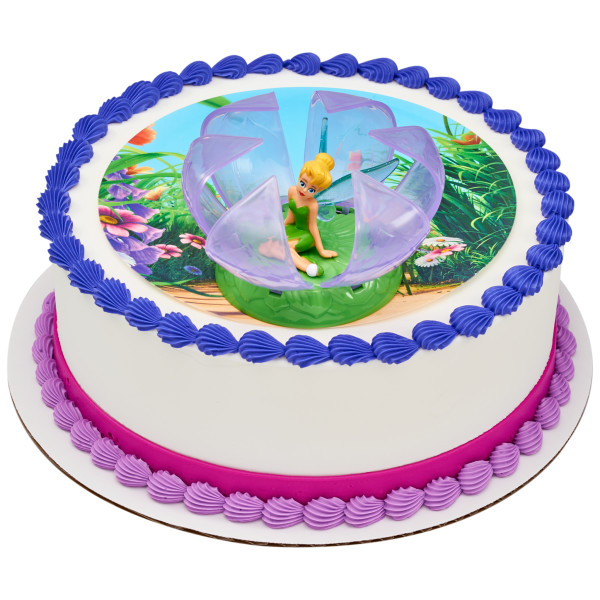 Disney's Tinker Bell in Flower PhotoCake® Edible Image® DecoSet® Background