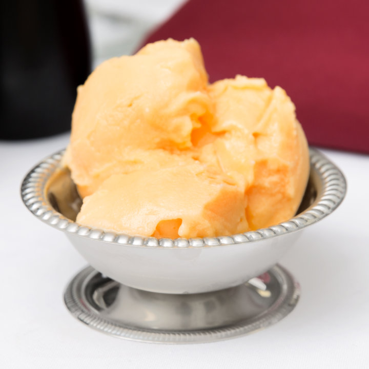 3.5-ounce stainless steel sherbet dish in mirror finish