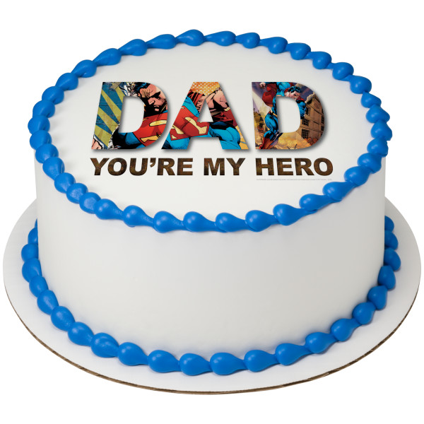 Superman™ You're My Hero PhotoCake® Edible Image®