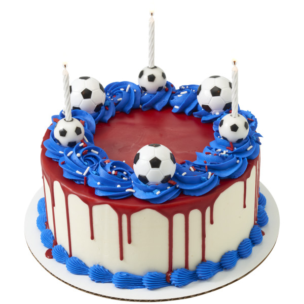 3D Soccer Ball Cupcake Rings