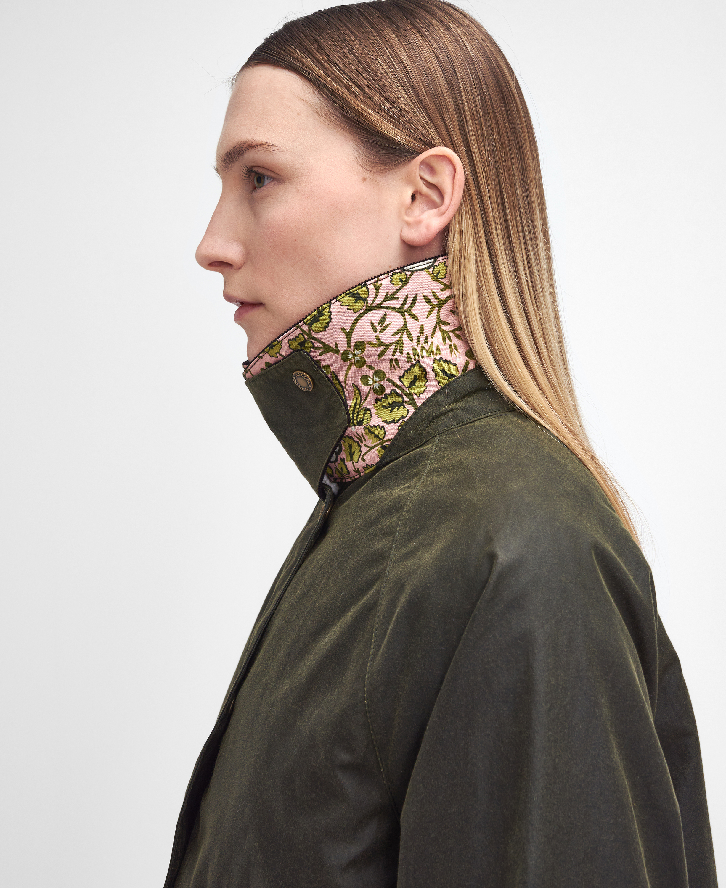 Barbour x William Morris Gallery Rendall Waxed Jacket image number 5