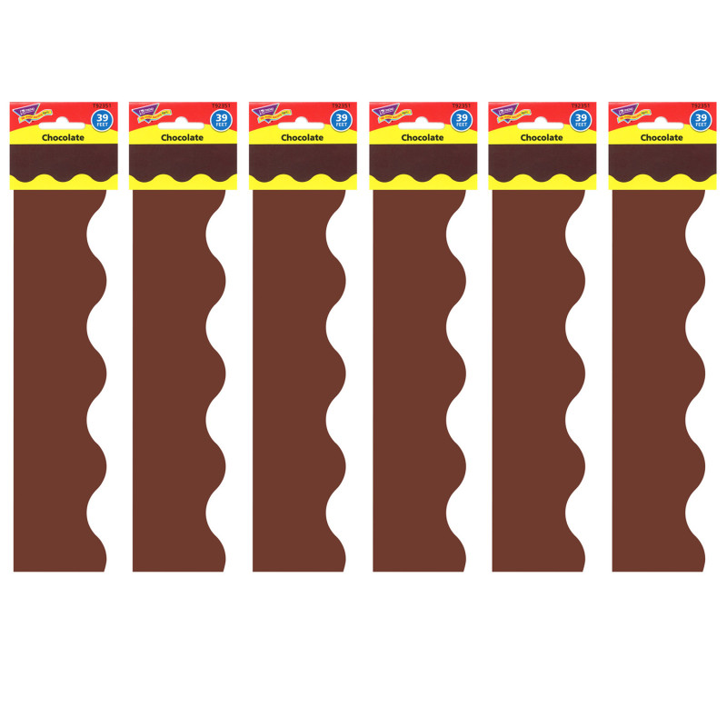 Chocolate Terrific Trimmers®, 39 Feet Per Pack, 6 Packs