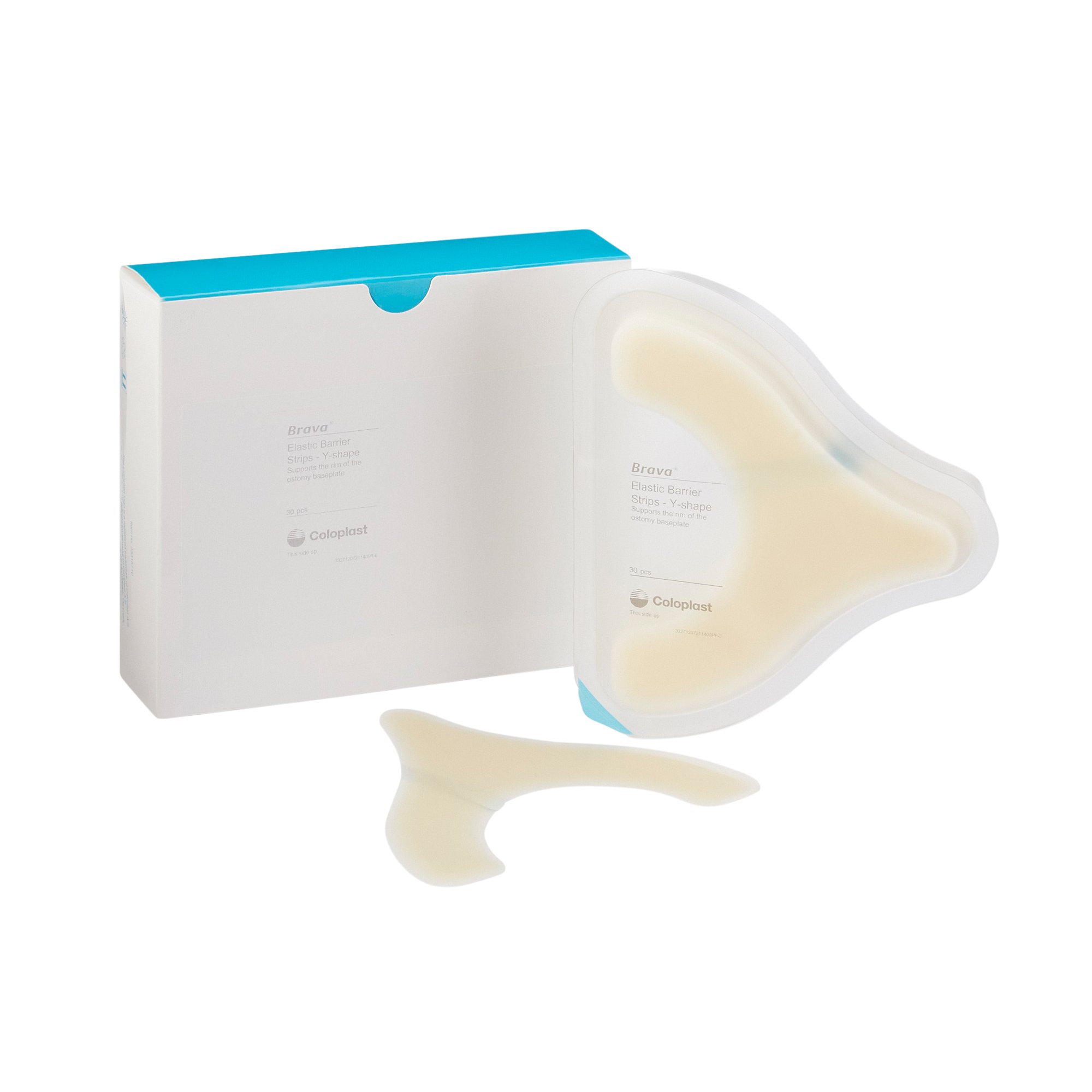 Brava® Skin Barrier Strips, Y-Shape, Elastic
