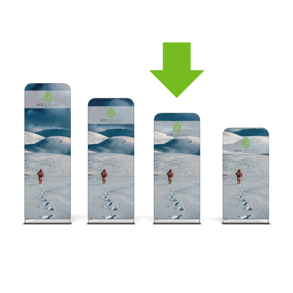 Banner Stand Height 90"h