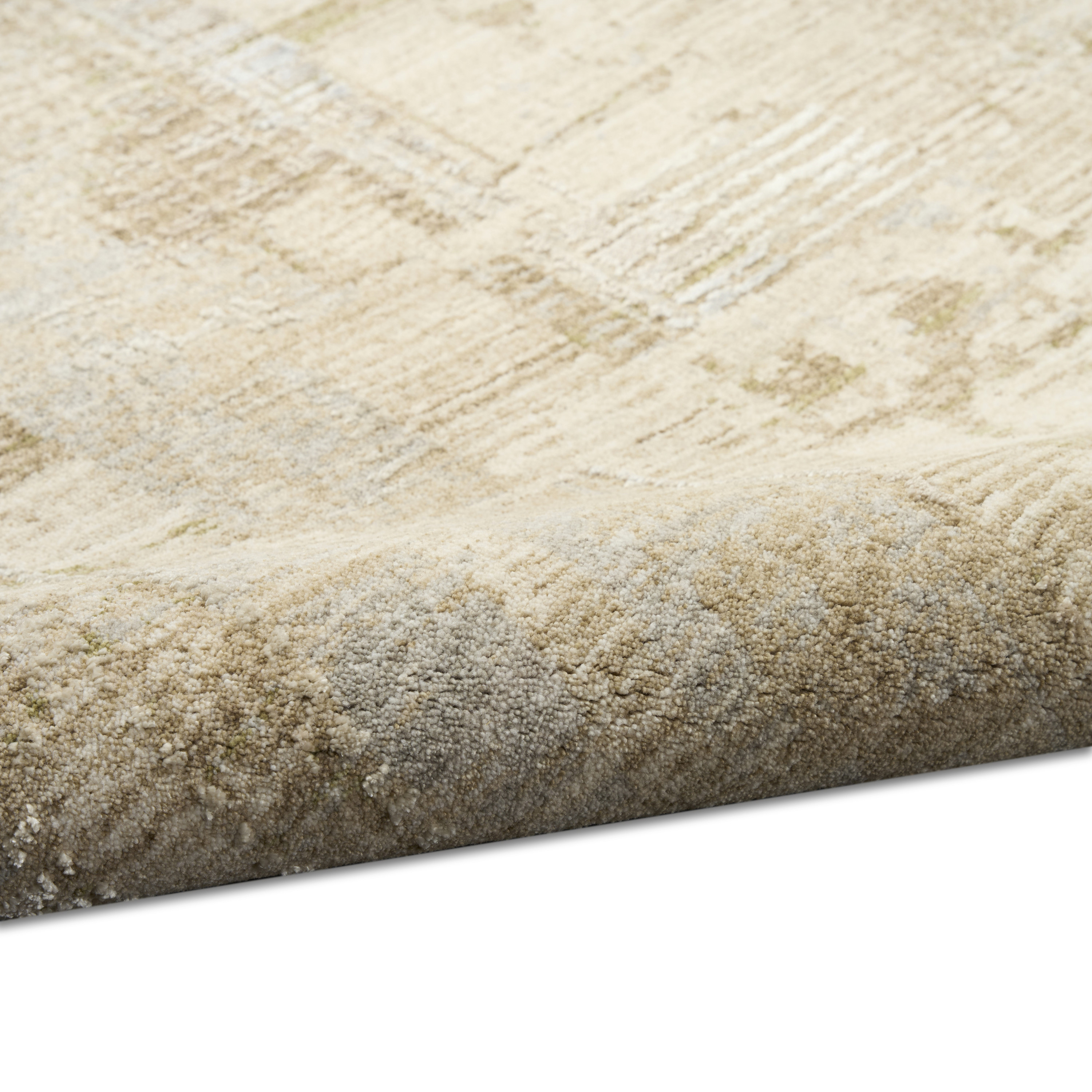 Calvin Klein CK089 Drift 9' x 12' Biege Grey Modern Indoor Rug
