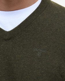 Essential V-Neck Jumper Seaweed