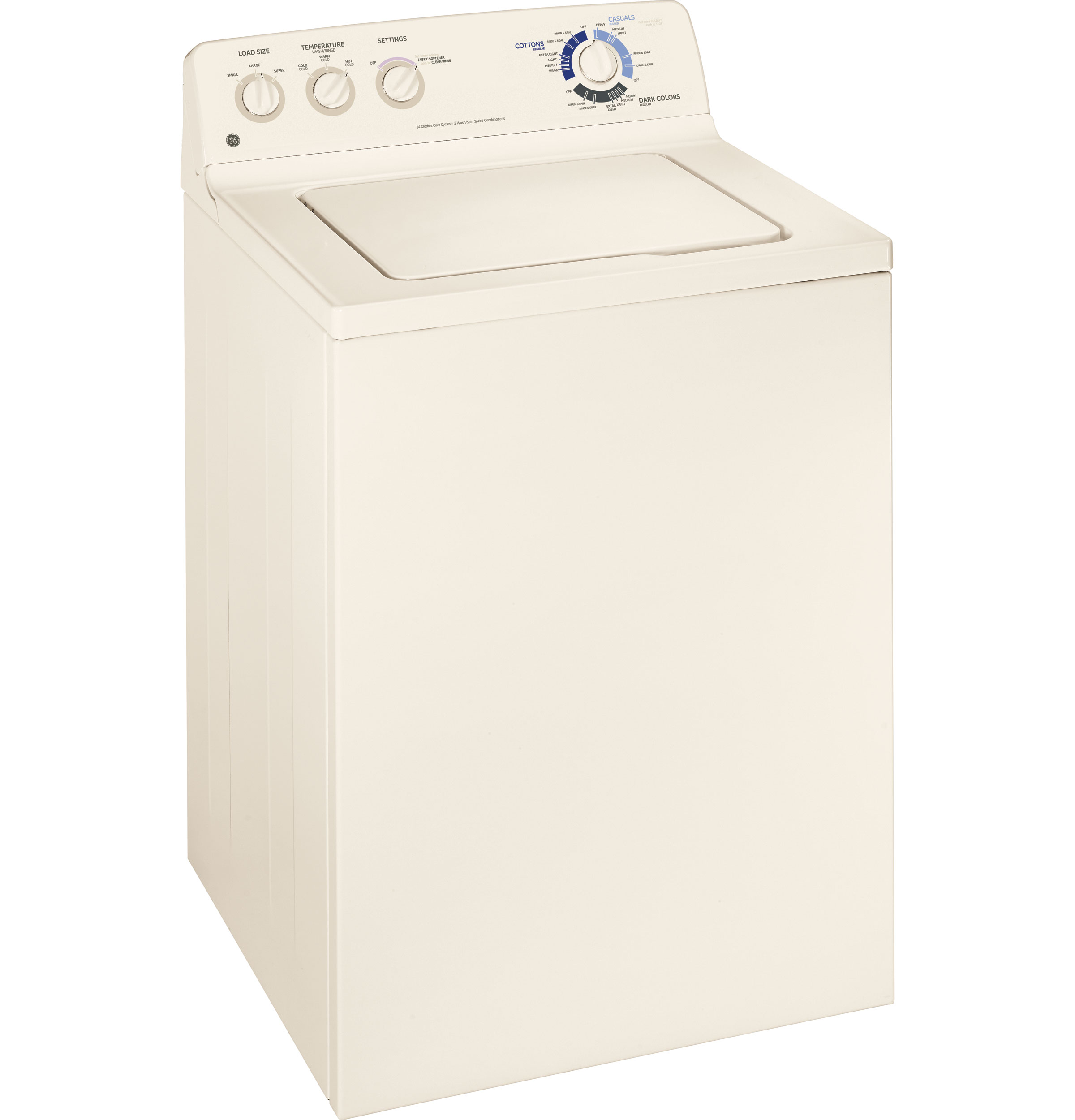 GE® 3.3 DOE cu. ft. capacity Extra Action basket