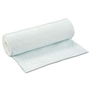 Inteplast,  LLDPE Interleaved Liner, 47 gal Capacity, 40 in Wide, 46 in High, 0.8 Mils Thick, White