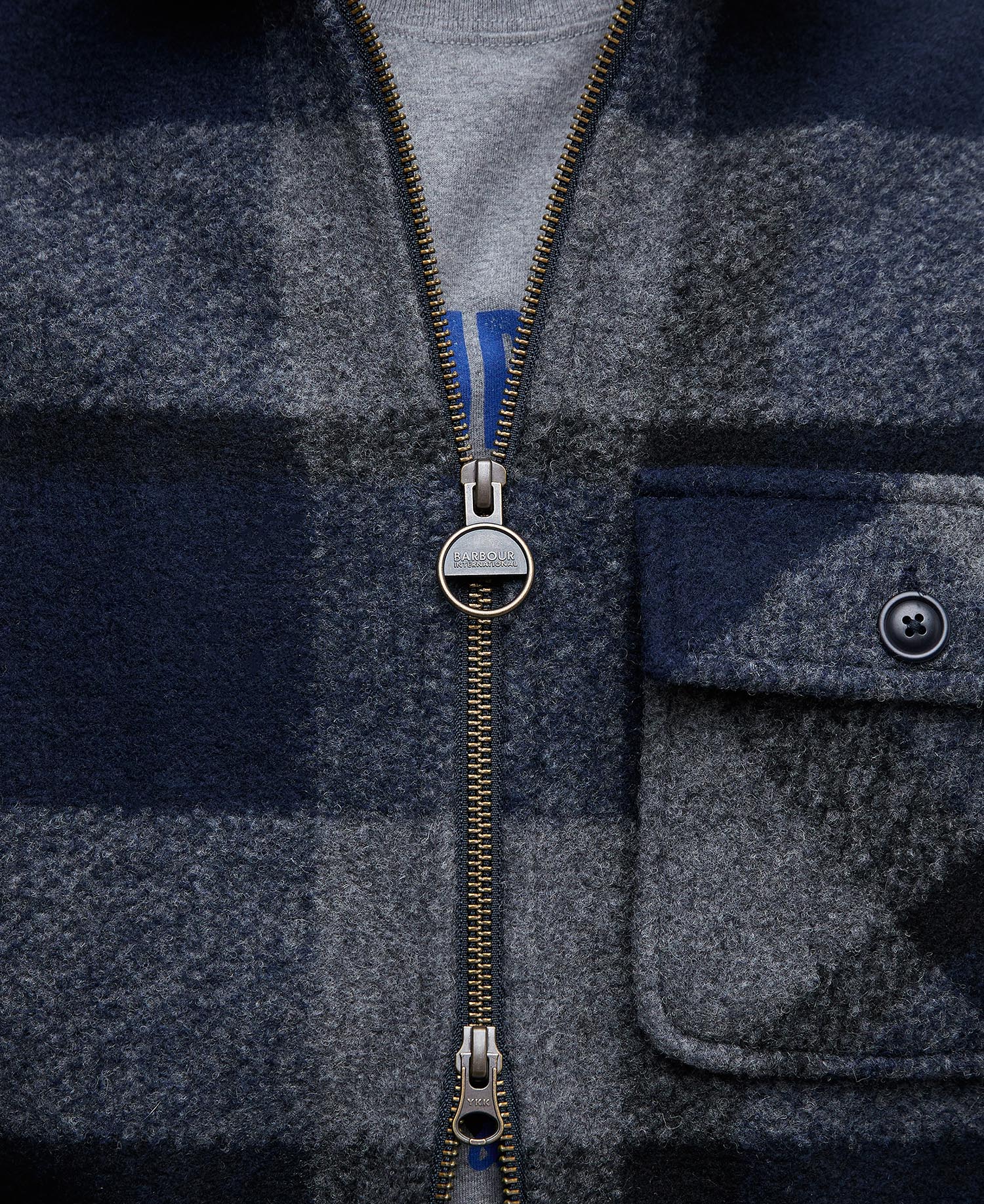 Overshirt in pile e tartan Hailwood image number 4