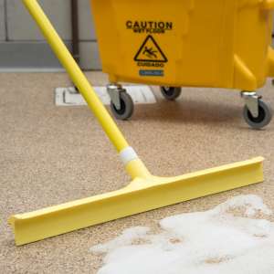 Carlisle, Sparta Single Blade, 24", Yellow, Polypropylene Squeegee