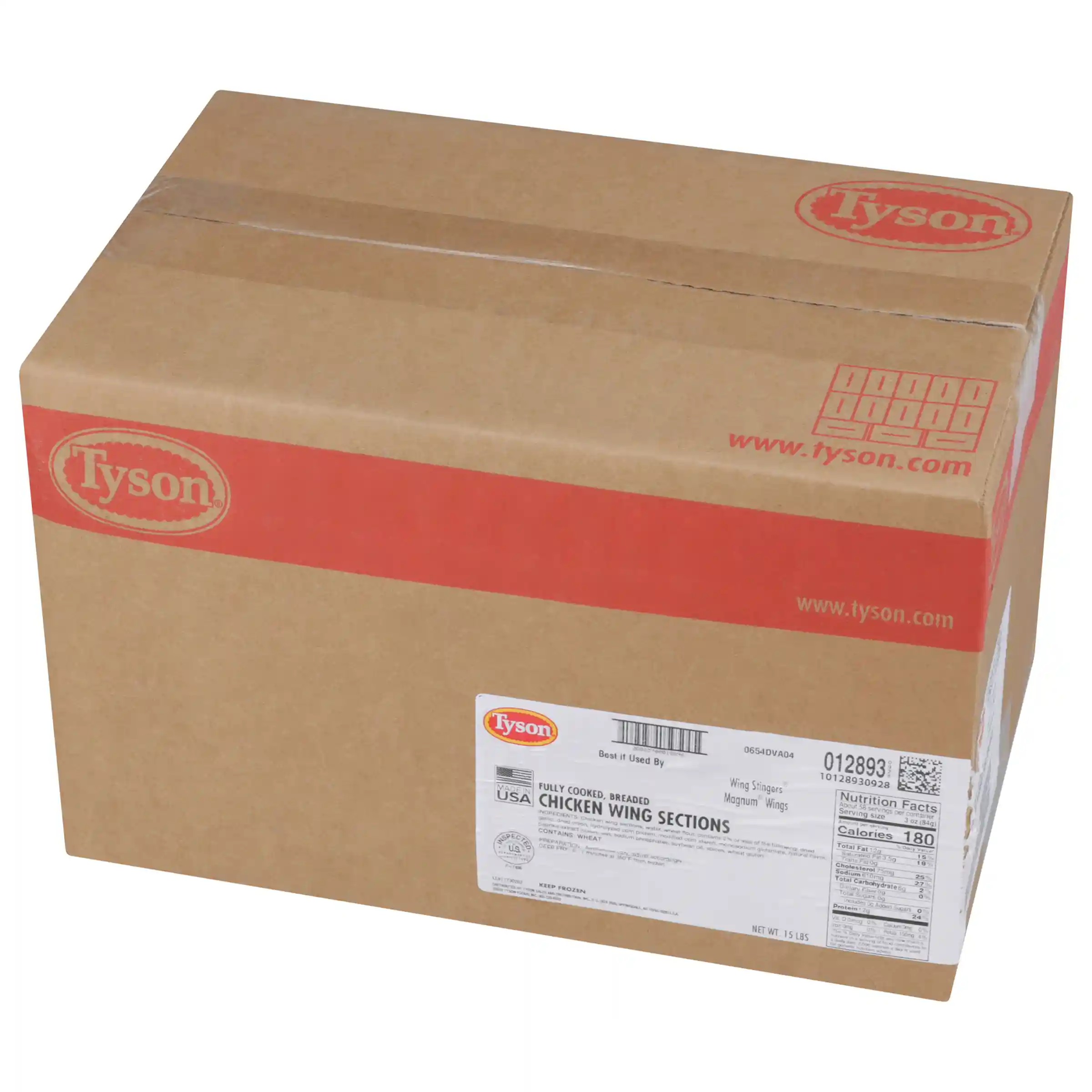 Tyson® Wing Stingers® Fully Cooked Breaded Bone-In Chicken Wing Sections, Jumbo_image_5