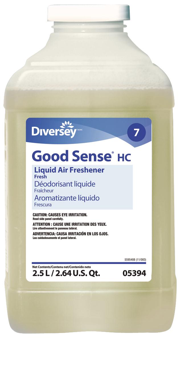 Deodorizer Diversey™ Good Sense® HC Liquid Concentrate 2.5 Liter Bottle Fresh Scent