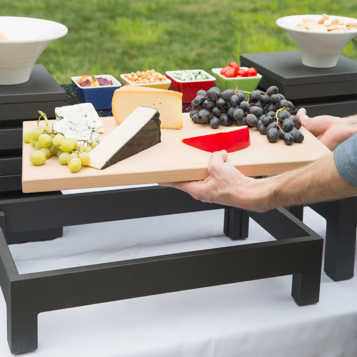 Cubic Display Cutting Board Tables