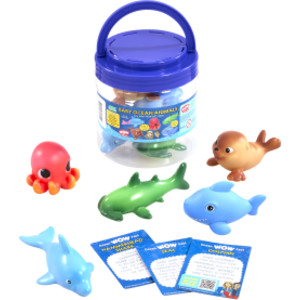 WOW in the World Soft Baby Ocean Animals Bucket