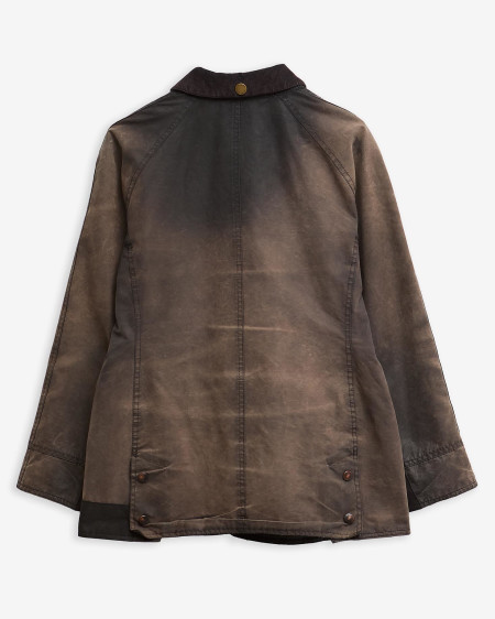Barbour Re-Loved Beadnell Waxed Jacket - Size 12