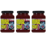 Chroma Mural Paint Pint Brick (Dark Red) Pack of 3