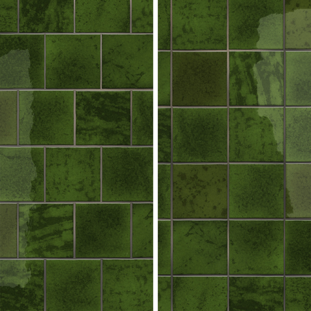 Menorca Tourmaline 4 in. x 4 in. Ceramic Wall Tile