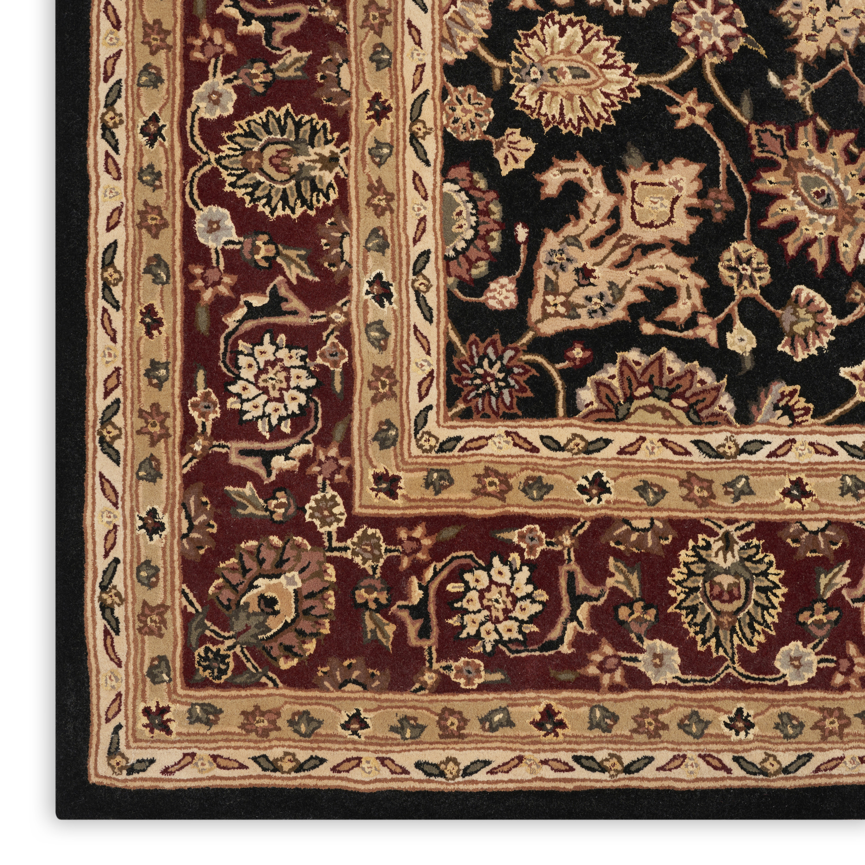 Nourison Nourison 2000 7'9" x 9'9" Black Traditional Indoor Rug