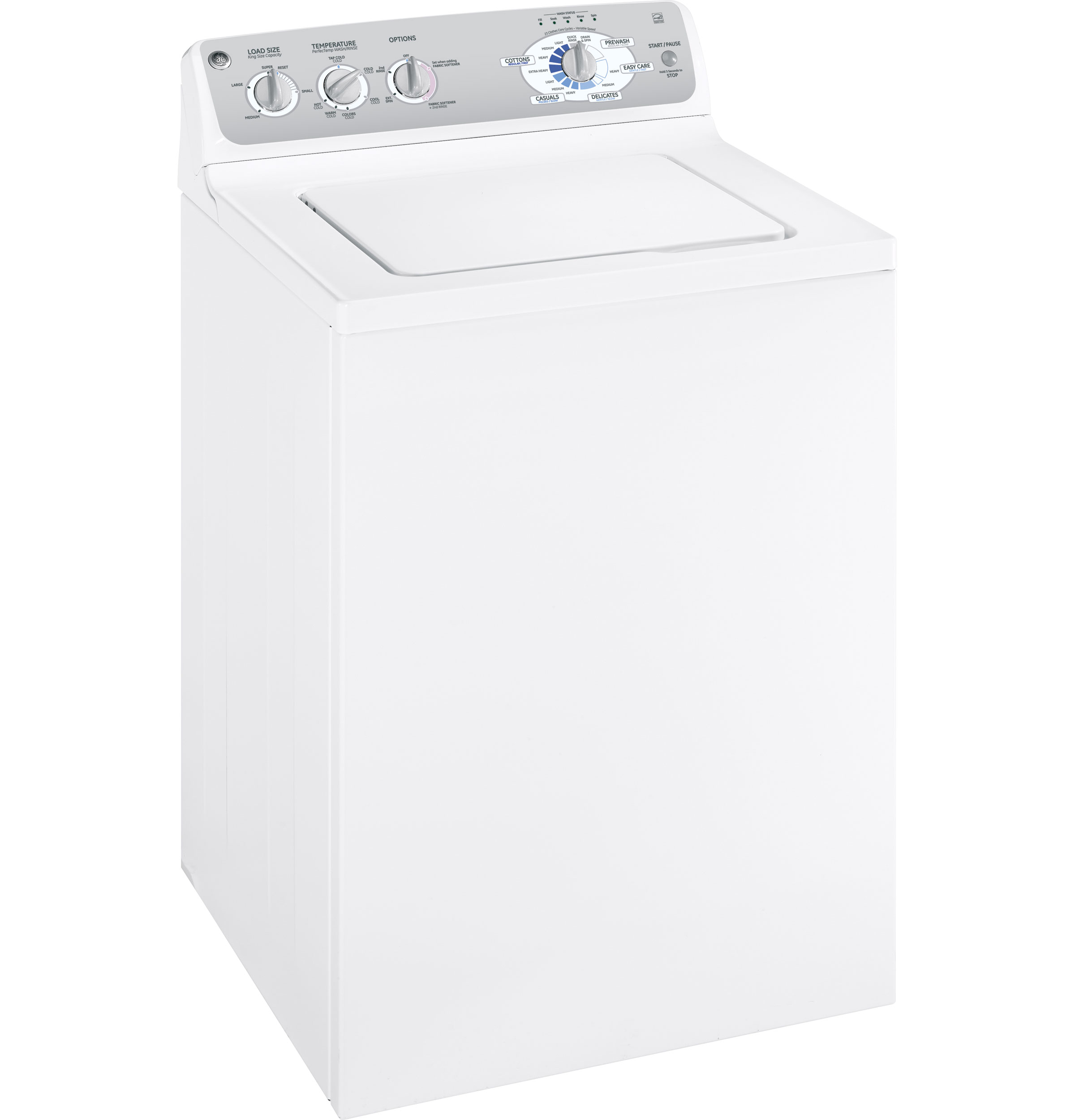 GE® 3.5 Cu. Ft. King-size Capacity Washer with Stainless Steel Basket