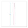 Boardwalk, Wrapped Jumbo Straws, 7.75", Plastic, White/Red Stripe