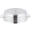 12-quart Intrigue® stainless steel brazier with natural finish