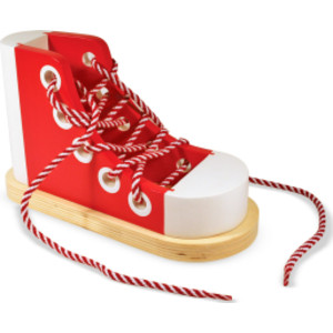 Lacing Shoe, Wood