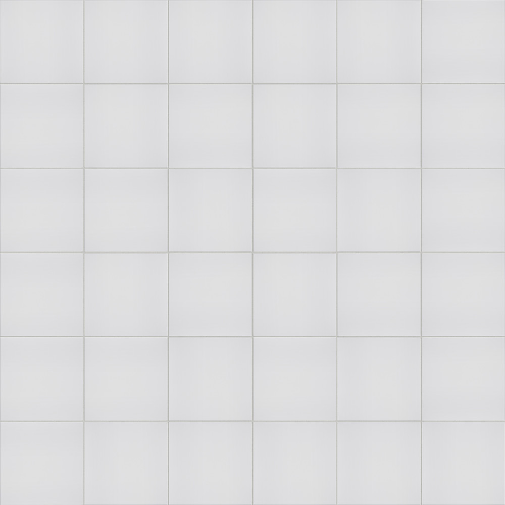 Textile Basic White 9-3/4 in. x 9-3/4 in. Porcelain Floor and Wall Tile