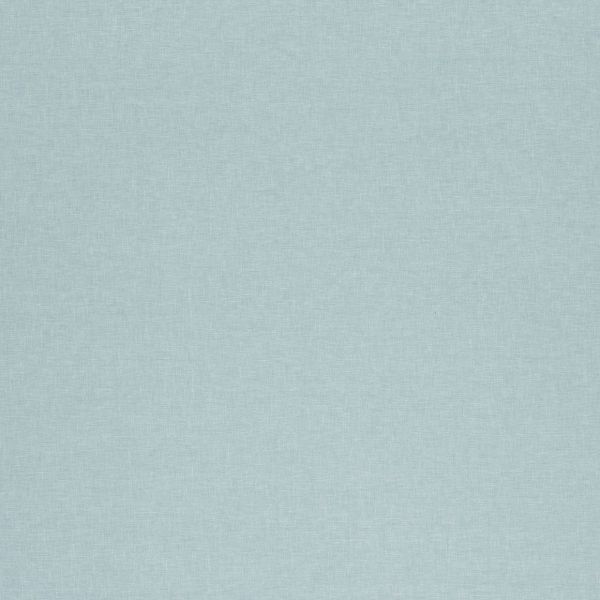 Pale blue fabric-textured wallpaper filling the frame, showing a subtle crosshatch weave; flat, evenly lit blank wall background with no windows, furniture, or other objects.