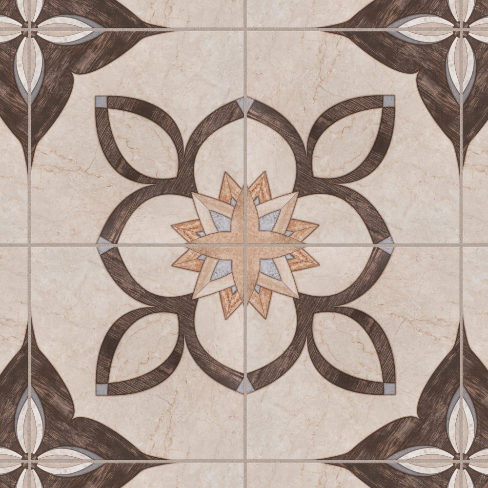 Argos Natural 17-3/4 in. x 17-3/4 in. Ceramic Floor and Wall Tile