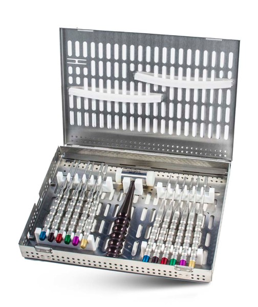 A-Titan Osteotome Kit, 6 Straight, 6 Angled, 1 Mallet